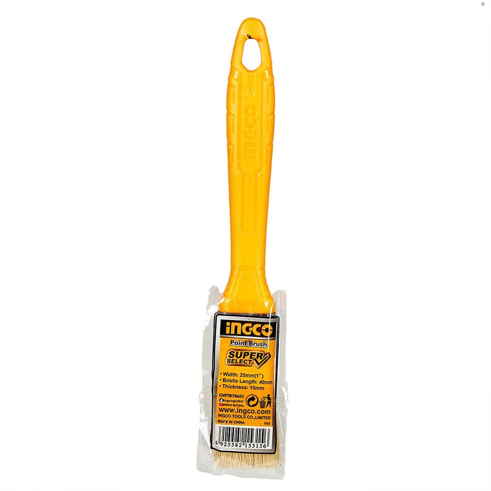 Пензель флейцовий пластмасова ручка 1 INGCO Super Select. CHPTB78601