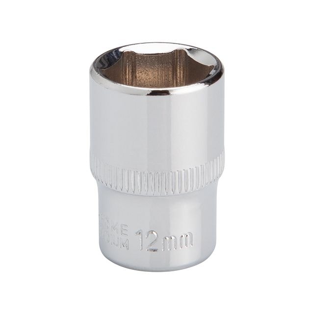 Головка шестигранна 1/4", 12мм, Cr-V. STORM IN-ET-0442
