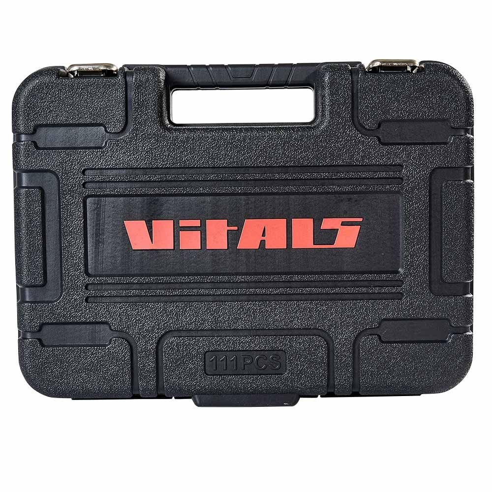 Набір головок торцевих 1/4" та 1/2" 111 предметів Vitals Master Impact + Superlock 186169
