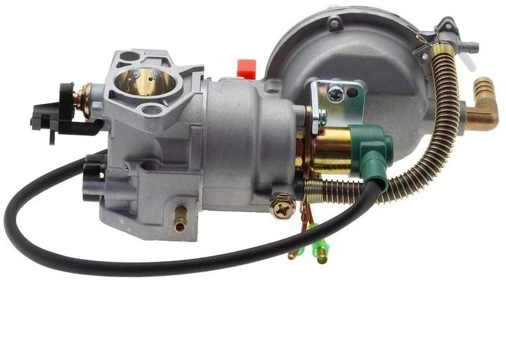 Карбюратор генератора двигуна 188F 5.0 kWt + газовий редуктор. gen282