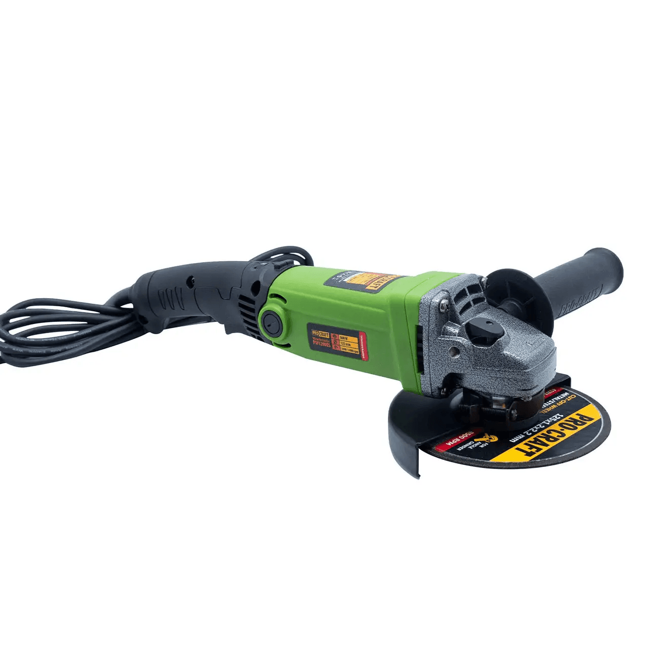 Шліфмашина кутова PRO-CRAFT PW-125/1200ES 012004