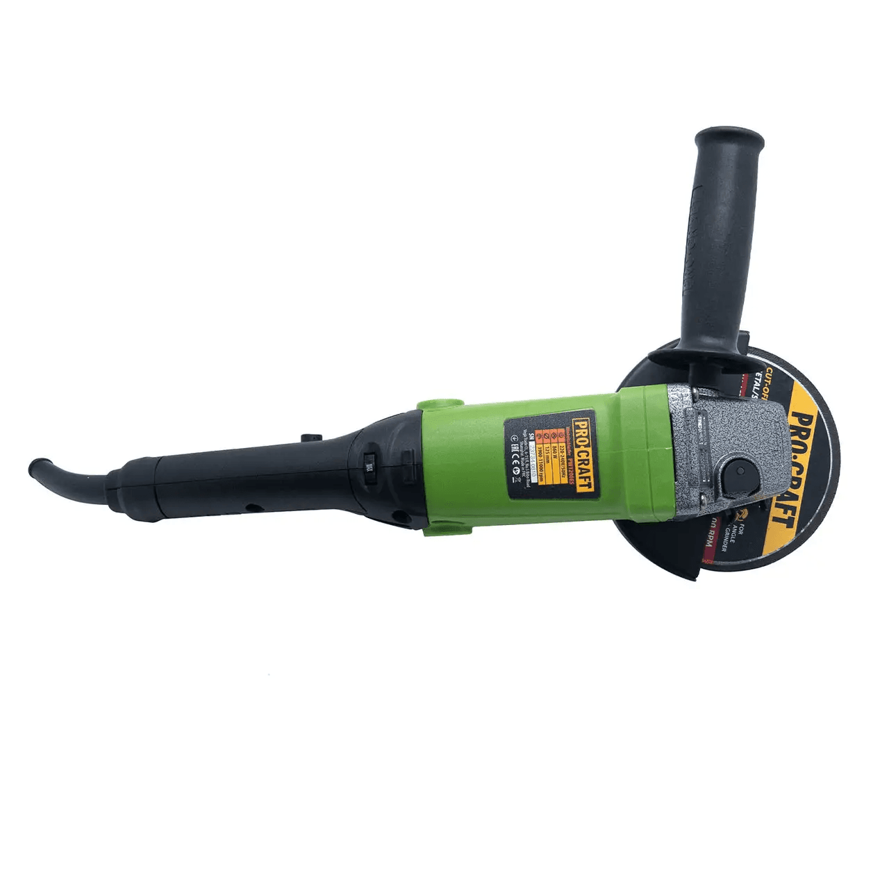 Шліфмашина кутова PRO-CRAFT PW-125/1200ES 012004
