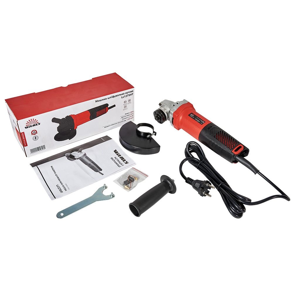 Машина шліфувальна кутова Vitals Ls1275HT 205816