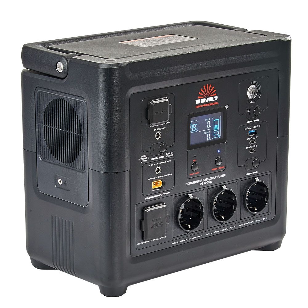 Портативна зарядна станція Vitals Professional PS 1000qc 191786