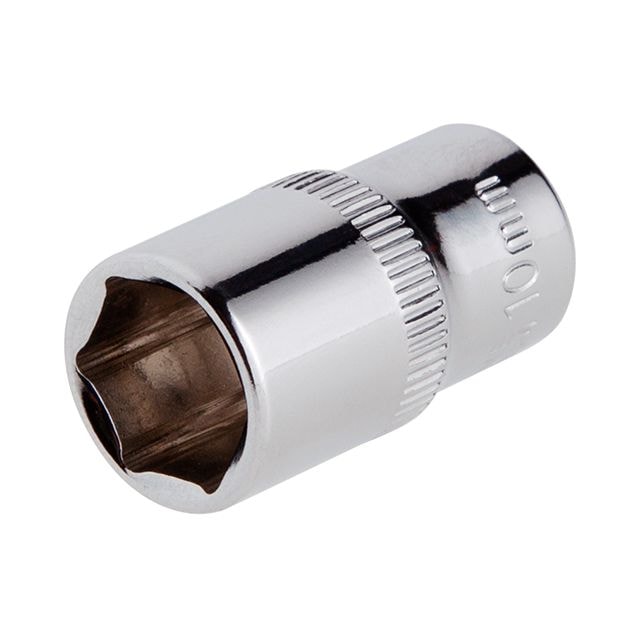 Головка шестигранна 1/4" , 10 мм, Cr-V. STORM IN-ET-0440