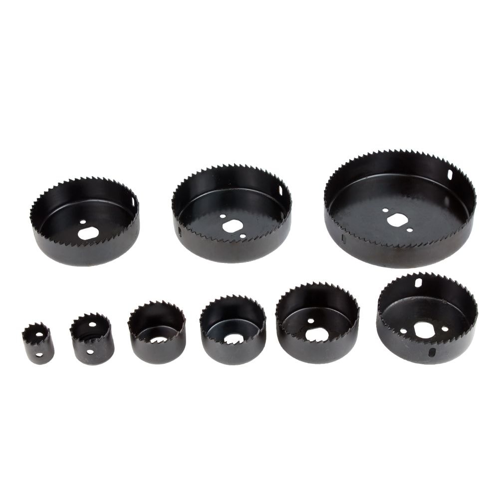 Коронки по дереву набірні 16шт O19,22,29,32,38,44,51,64,76,89,102,127мм (кейс) 1520161