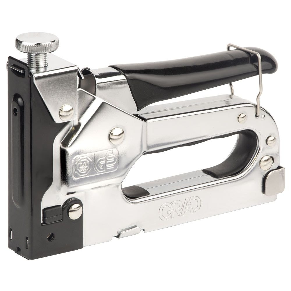 Степлер з регулятором для скоб 4-14мм (хром) Grad 2821125