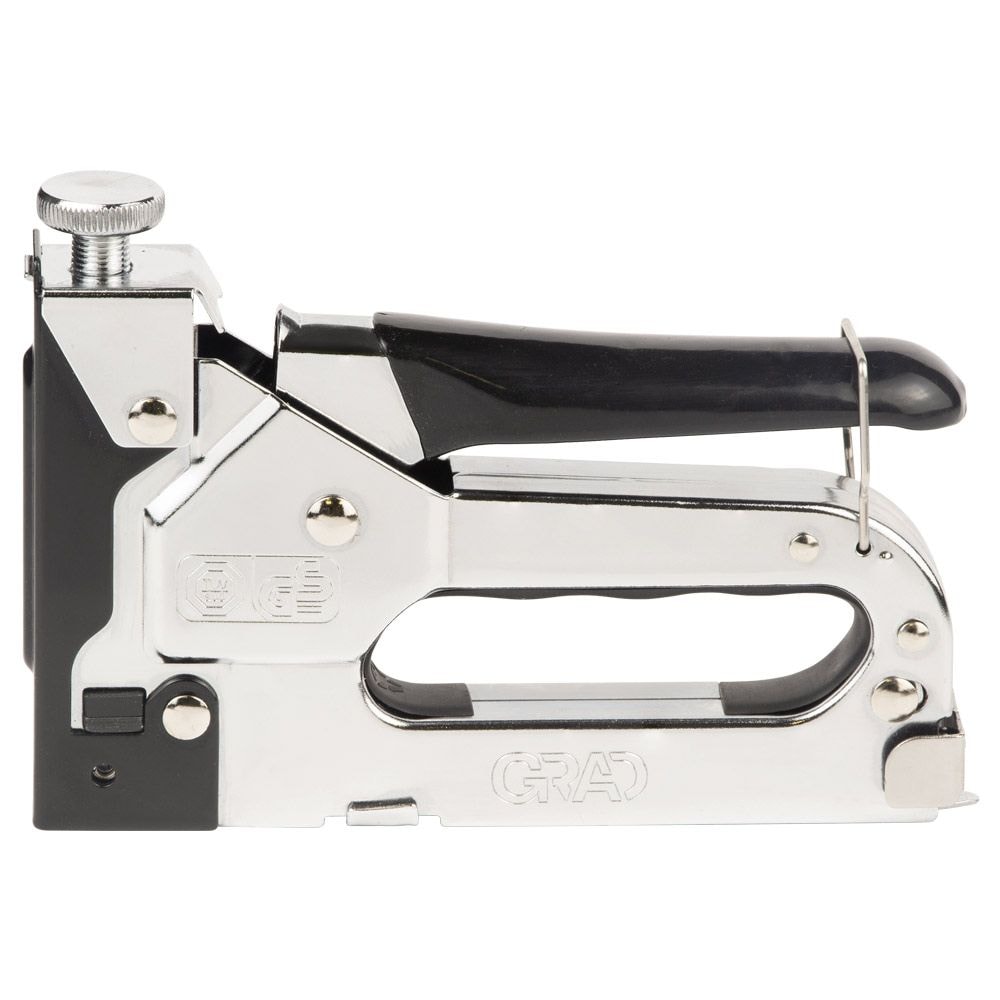 Степлер з регулятором для скоб 4-14мм (хром) Grad 2821125