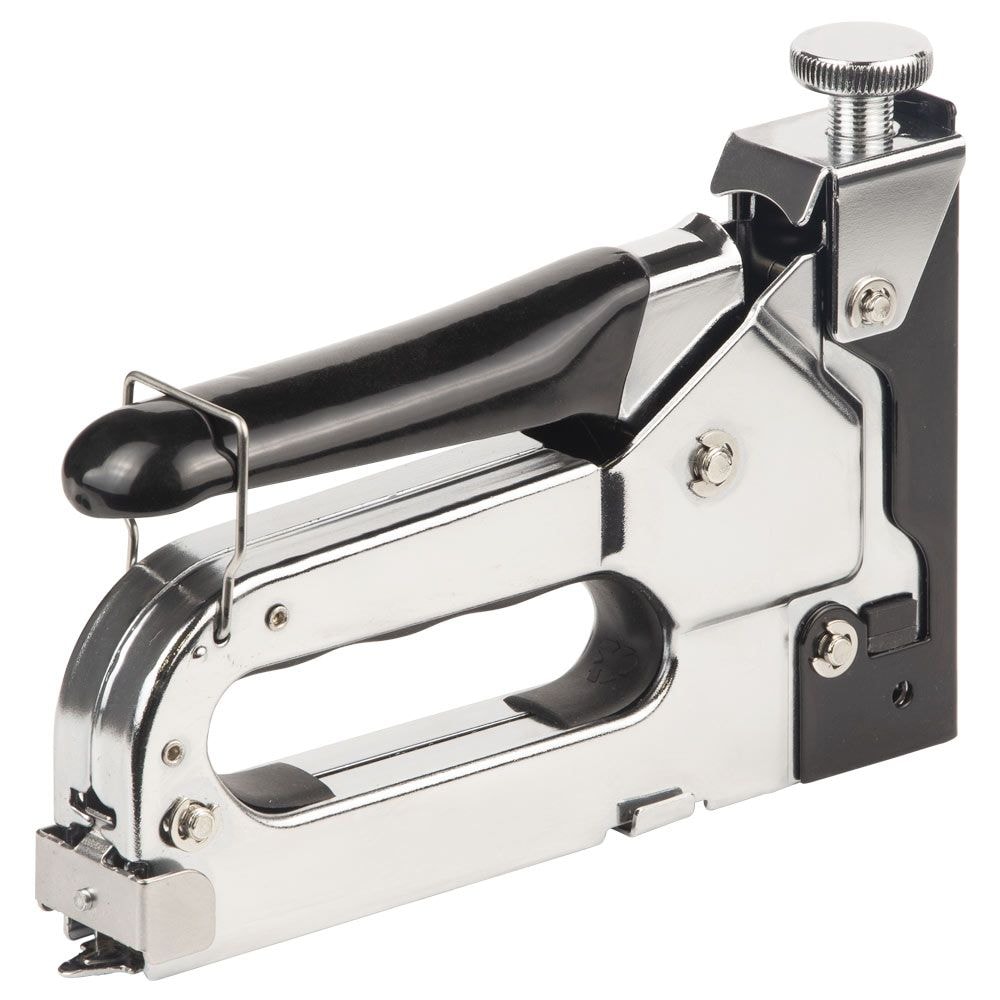 Степлер з регулятором для скоб 4-14мм (хром) Grad 2821125