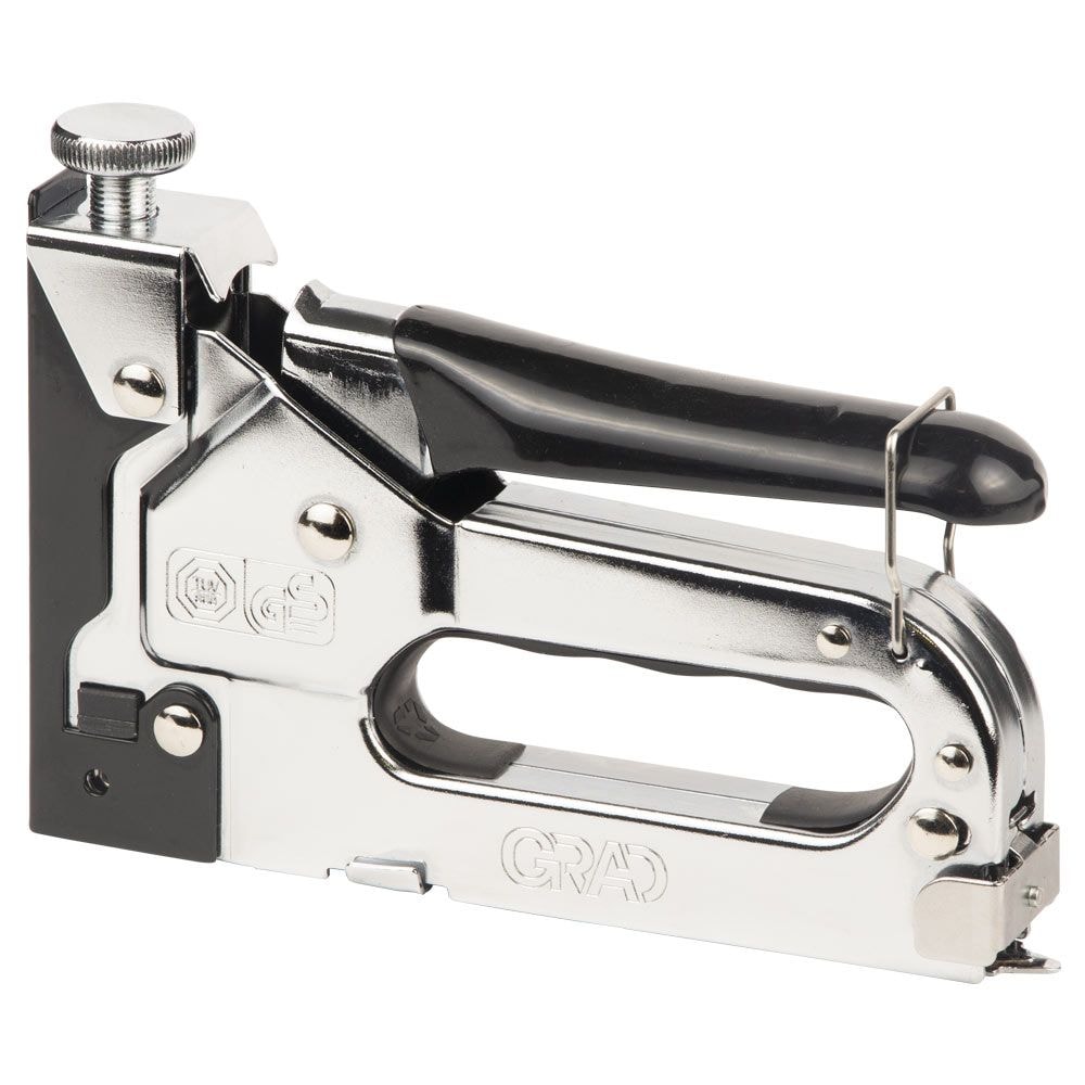 Степлер з регулятором для скоб 4-14мм (хром) Grad 2821125