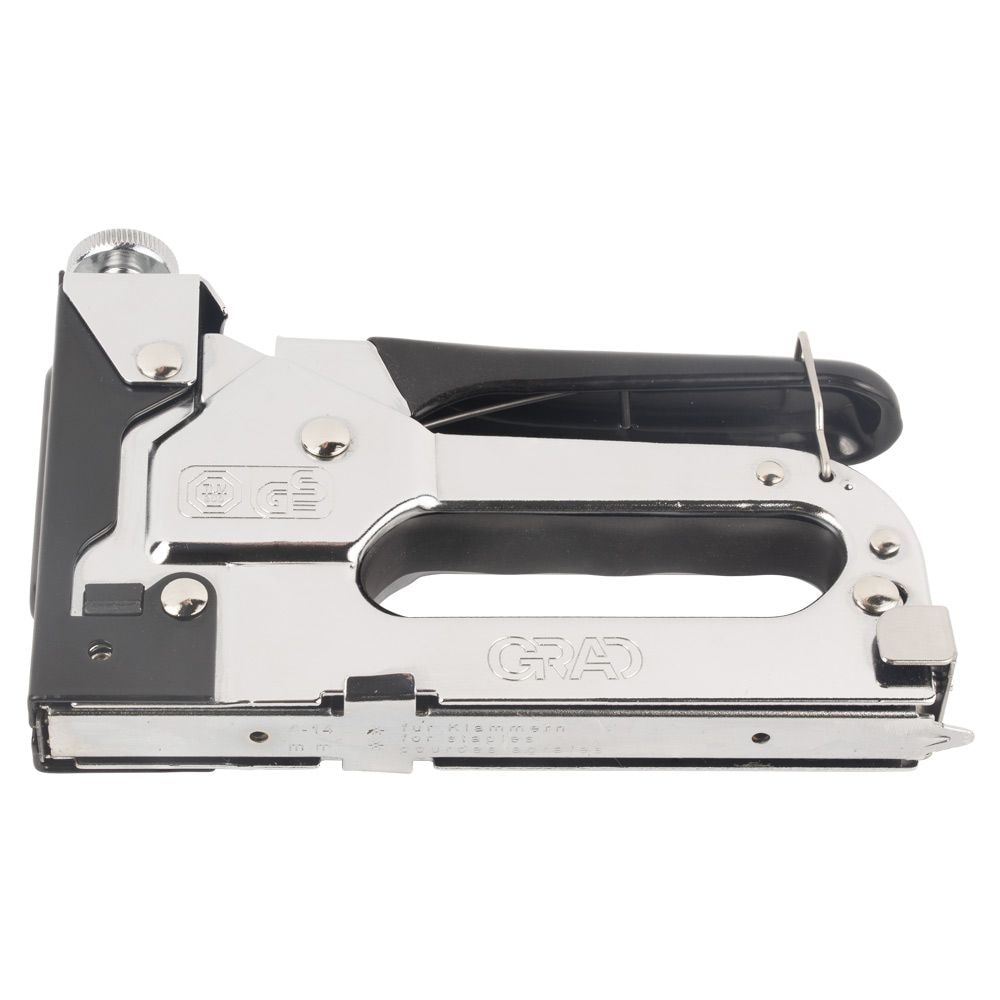 Степлер з регулятором для скоб 4-14мм (хром) Grad 2821125