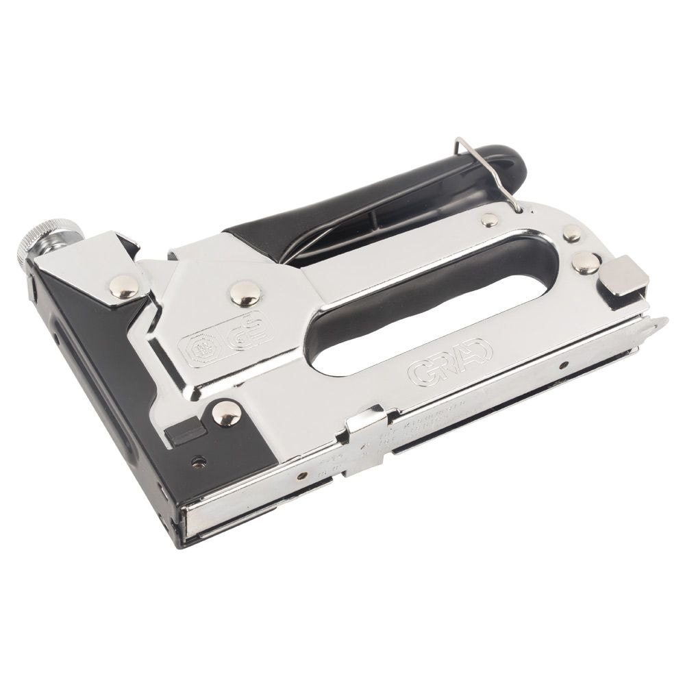 Степлер з регулятором для скоб 4-14мм (хром) Grad 2821125