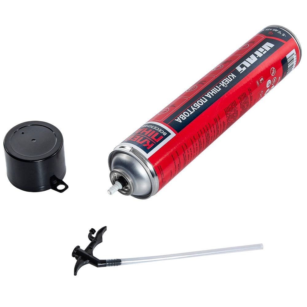 Клей-піна побутова з трубочкою 750 мл Vitals Fix 224435