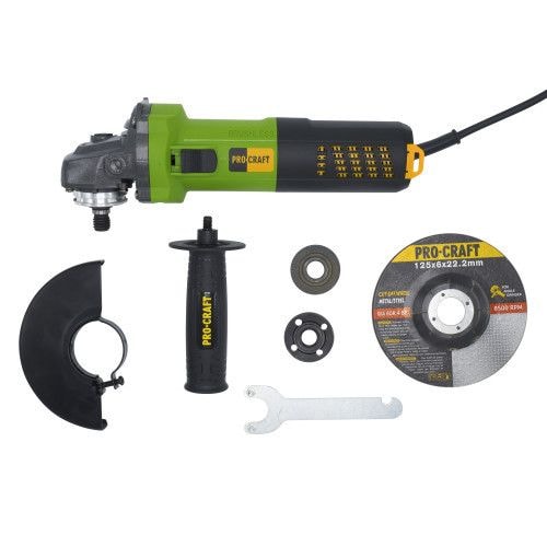 Шліфмашина кутова PRO-CRAFT PW-125/1550 (безщіткова) 015502