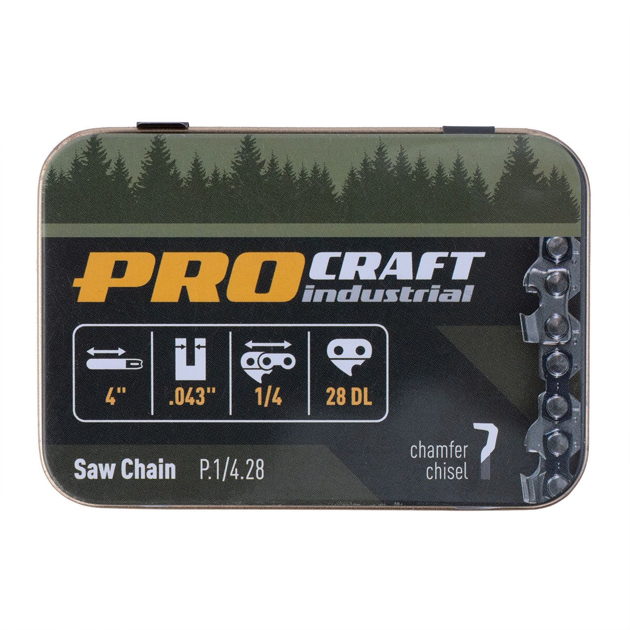 Ланцюг для ланцюгової пилки PRO CRAFT Industrial P-1/4.28 P14280
