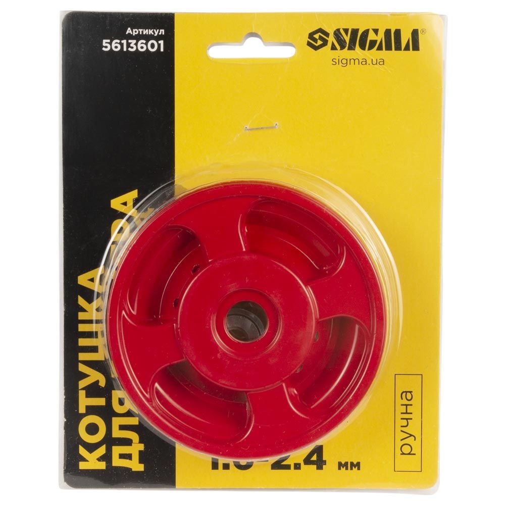 Котушка для тримера ручна O25.4мм O1.6-2.4мм метал 5613601
