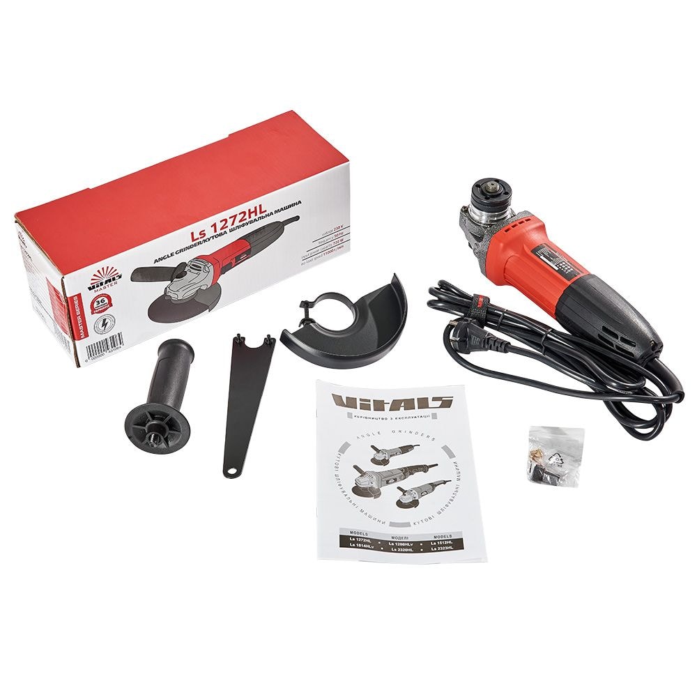 Машина шліфувальна кутова Vitals Master Ls 1272HL 43106