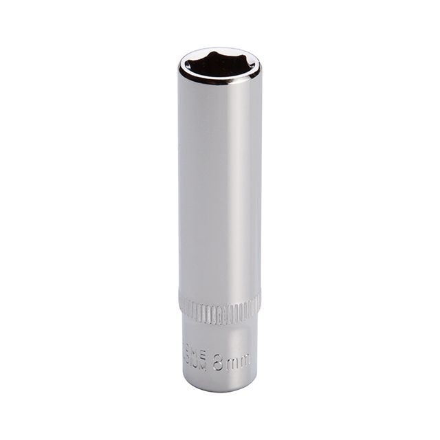 Головка шестигранна подовжена 1/4", 8?50 мм, Cr-V, STORM ET-0458