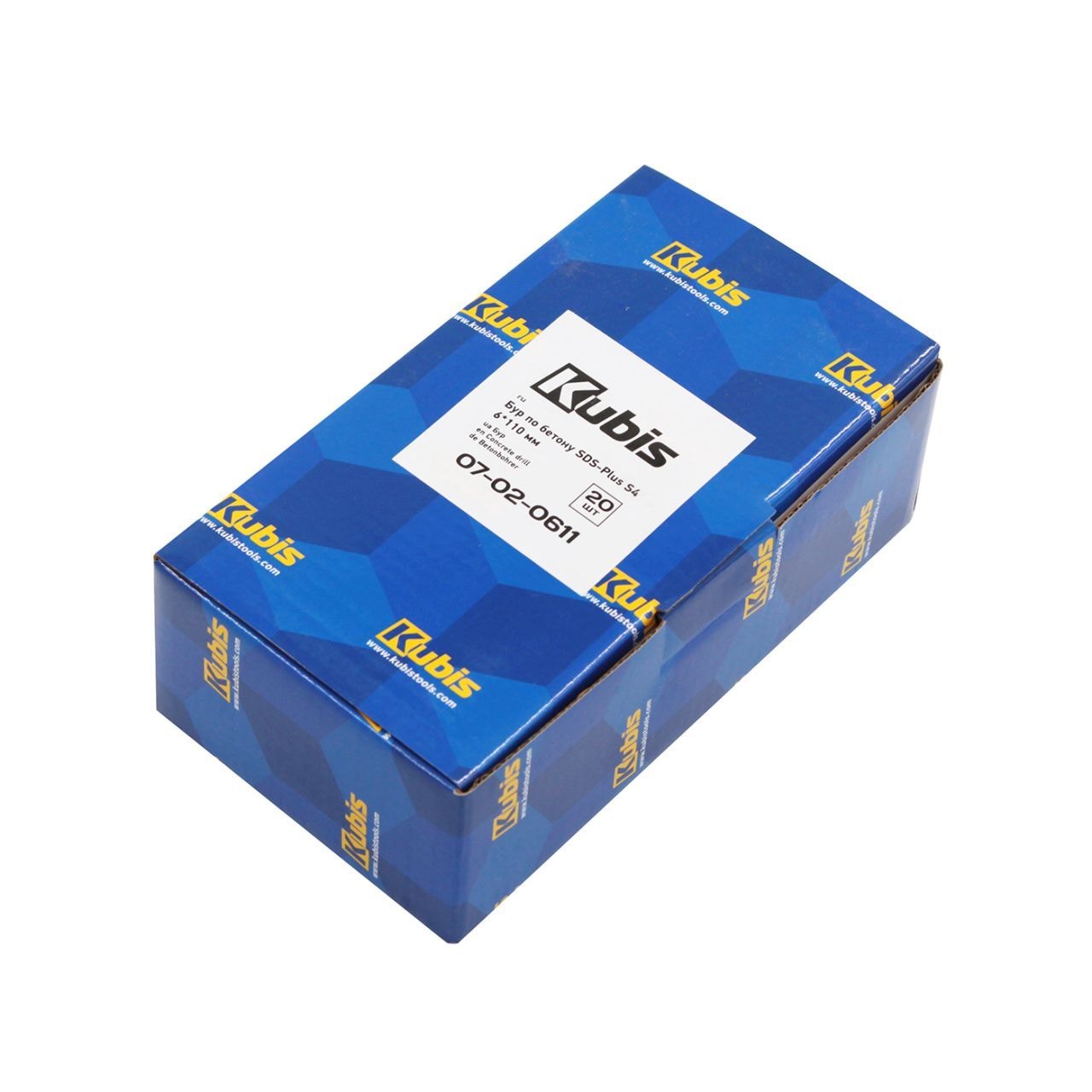 Бур по бетону SDS-Plus S4 8 * 160 мм, 40Cr, YG8C HRC 88-90 07-02-0816