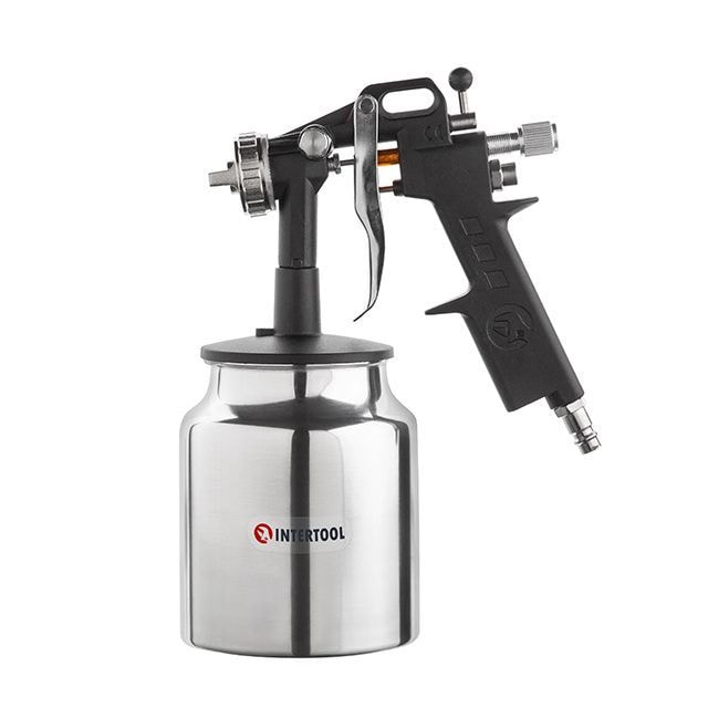 Фарбопульт пневматичний НР, форсунка: 1,5 мм, нижній металевий бачок: 1000мл, 5 бар PT-0211