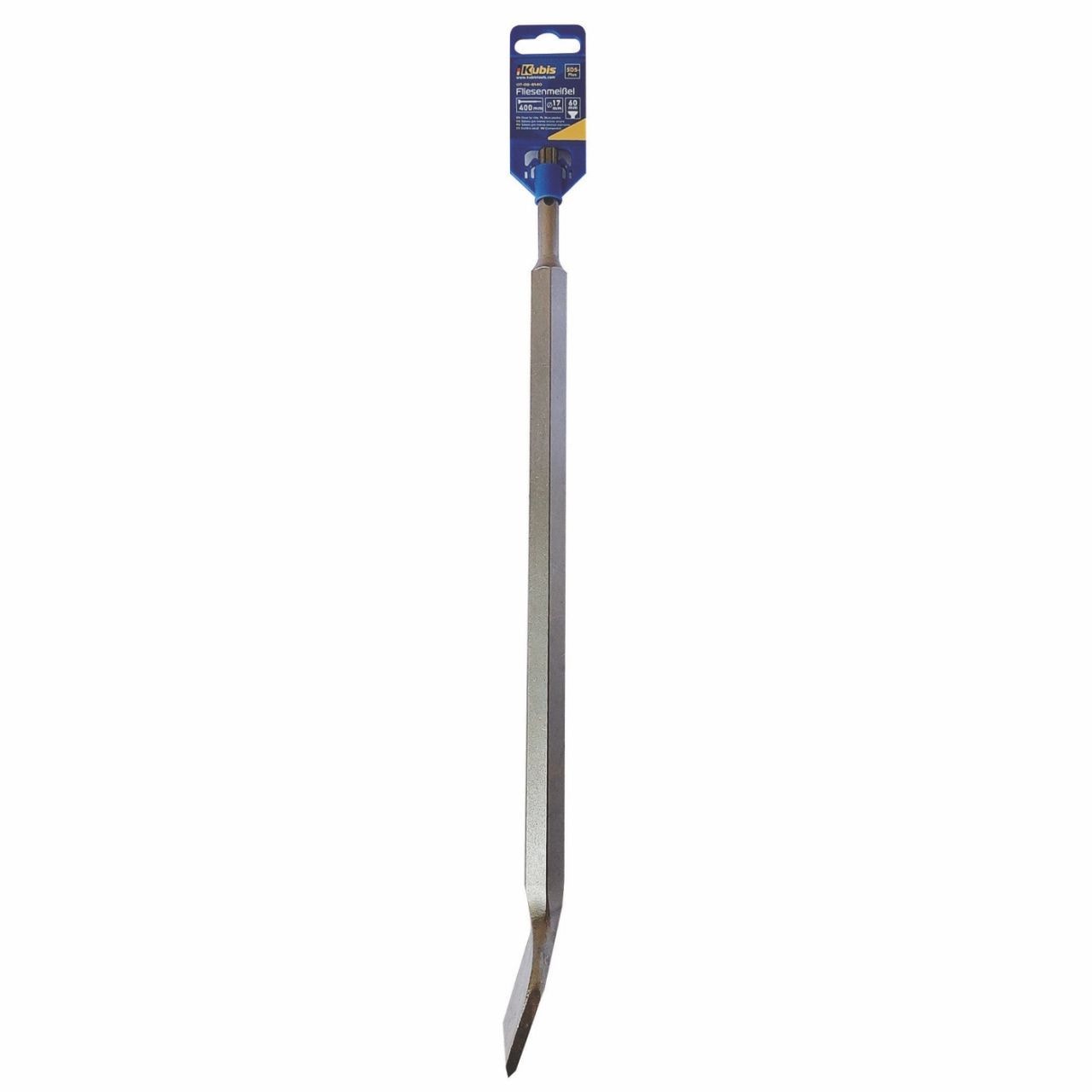 Зубило для плитки плоске зігнуте SDS-Plus 60 мм, 400 * 17 мм 07-02-6140