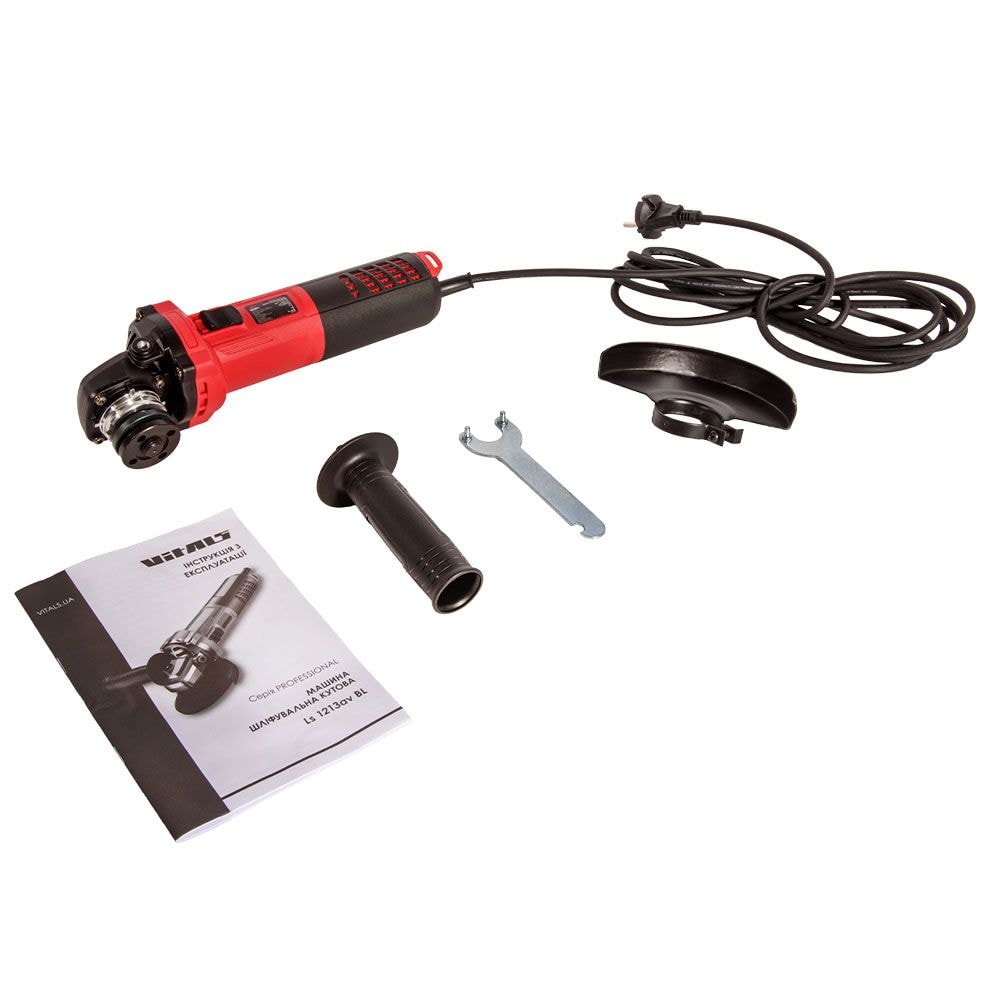Машина шліфувальна кутова Vitals Professional Ls 1213av BL 235982