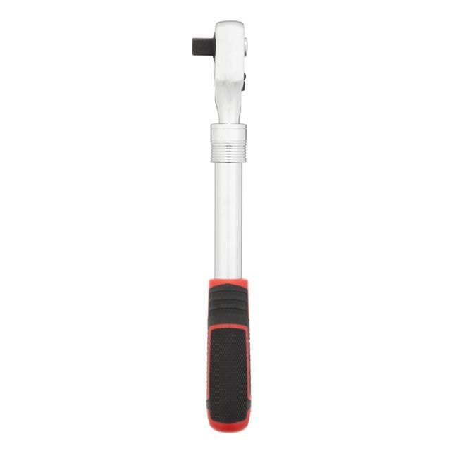 Рукоятка з храповим механізмом телескопічна, 72 зуба 1/2 ", Cr-V STORM ET-8006