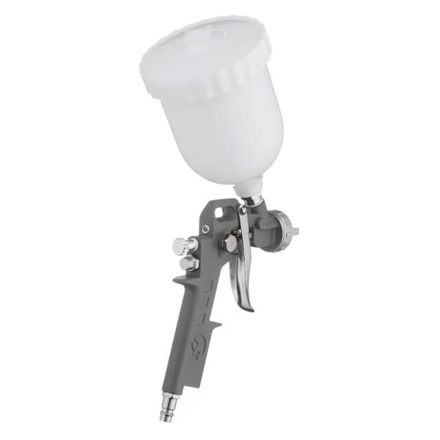 Фарбопульт пневматичний HP, форсунка: 1,5 мм, верхній пластиковий бачок: 600 мл, 5 бар PT-0204