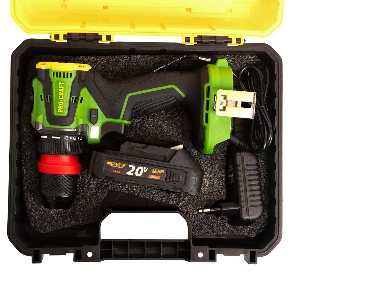 Шурупокрут акум. PRO-CRAFT PA-20 LI DFR (1 АКБ та зар.пристр.) 000209