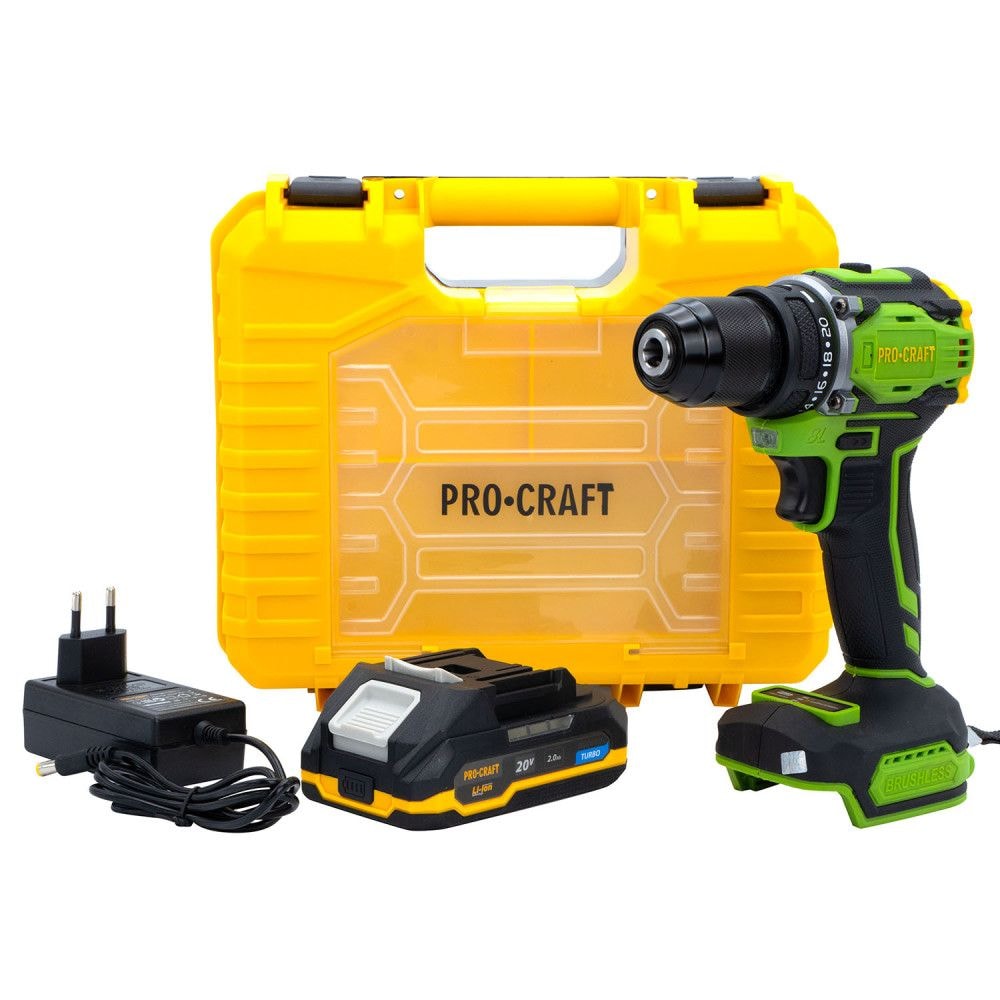 Шурупокрут акум. PRO-CRAFT PA-18 PRO (з 1 АКБ 2А/г та з/п) 001816