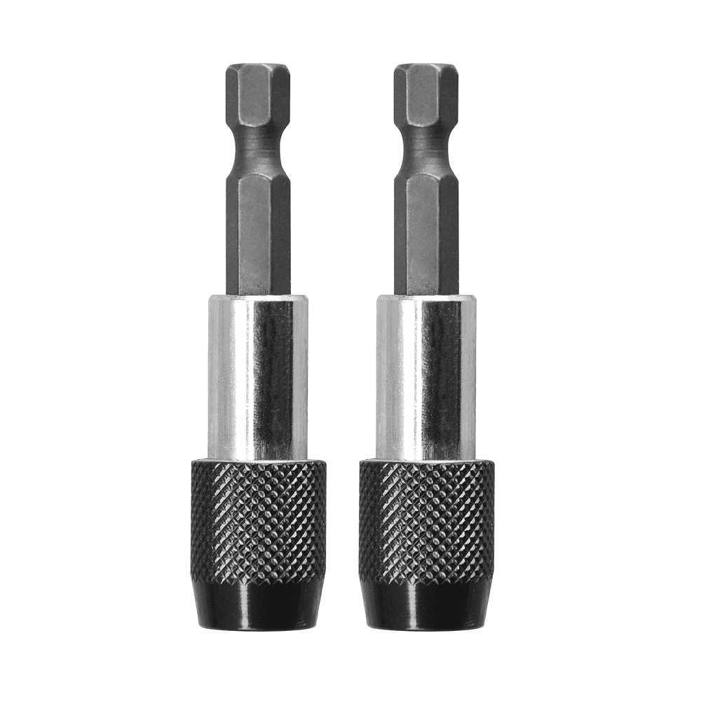 Тримач для біт з фіксатором 1/4" х60 мм, 1 шт блістер INGCO ABH20601