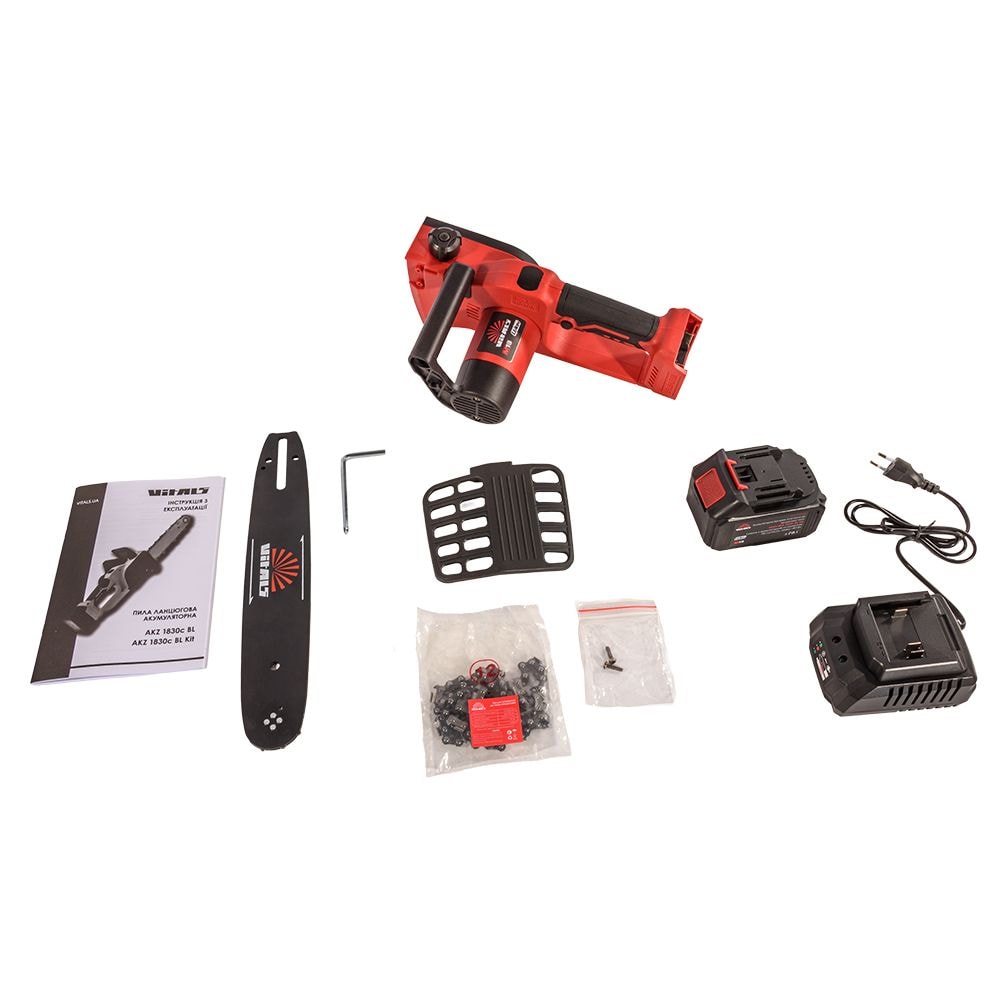 Пила ланцюгова акумуляторна Vitals AKZ 1830c BL Kit 235293