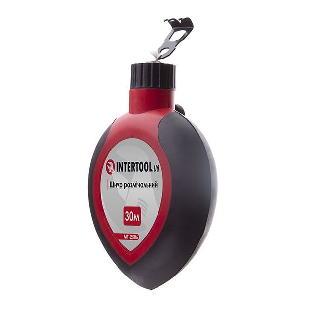 Шнур розмічальний 30 м з коректором, крейда 120 г (синя) MT-2506