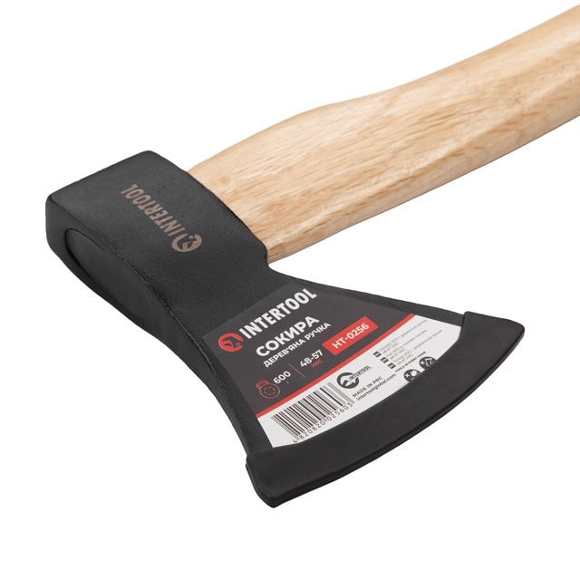 Сокира 600 г, ручка з ясена, 48-57 HRC HT-0256