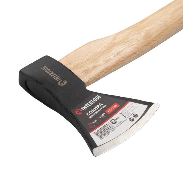 Сокира 600 г, ручка з ясена, 48-57 HRC HT-0256