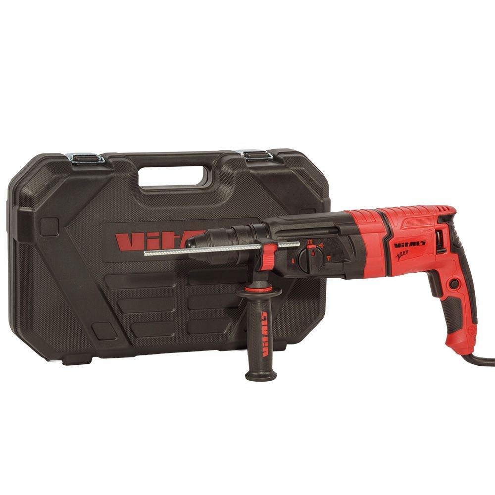 Перфоратор Vitals Master Ra 2680BNavsq 800 Вт, 3 Дж, SDS-Plus, 3 режими роботи, кейс 243913