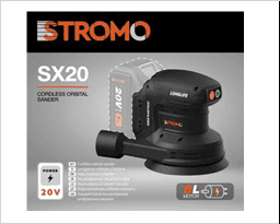 Ексцентрикова шліф. машина акум. STROMO SX-20 (без АКБ .) 300209