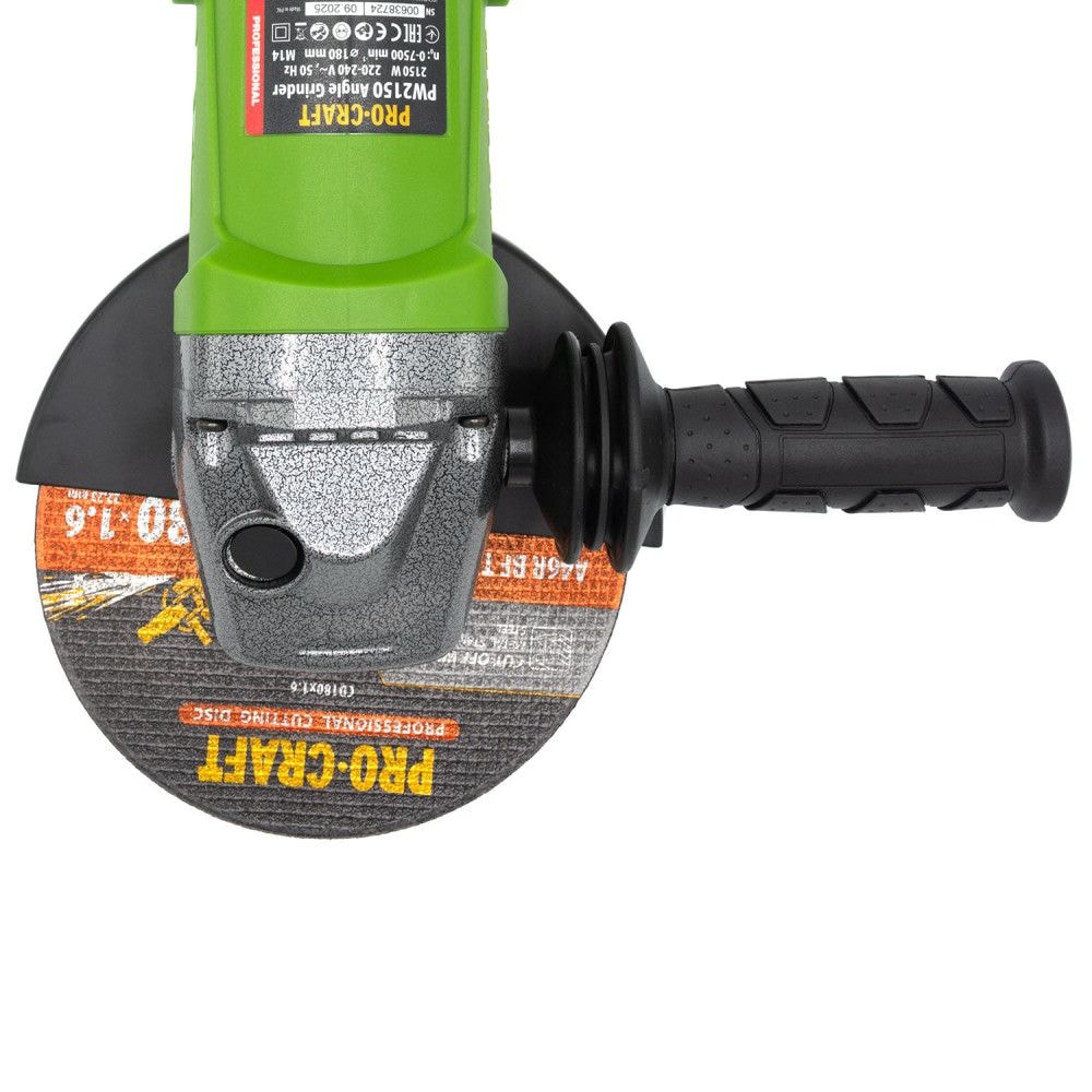 Шліфмашина кутова PRO-CRAFT PW-2150 (O 180mm) 002150