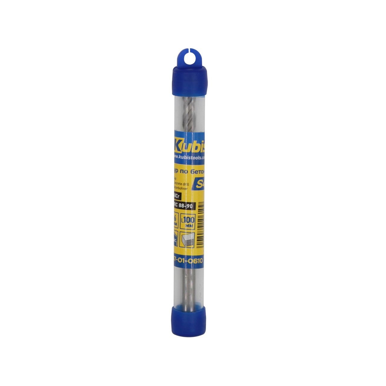 Бур по бетону S4 6 * 100 мм, 40Cr, YG8C HRC 88-90 07-01-0610