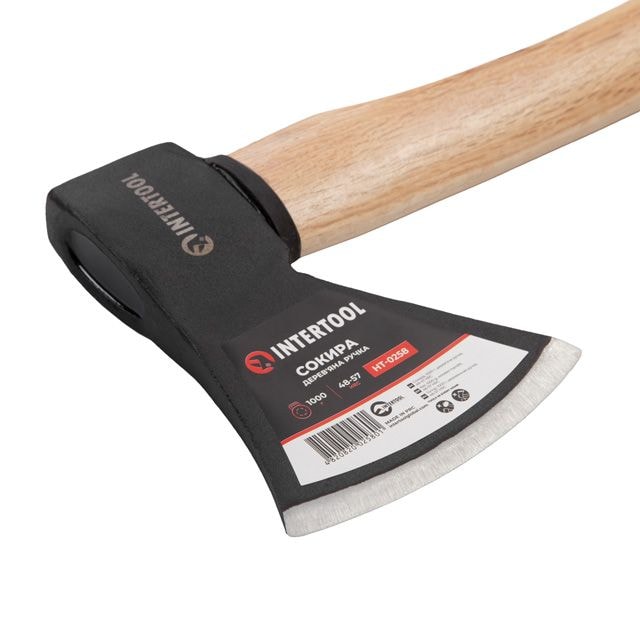 Сокира 1000 г, ручка з ясена, 48-57 HRC HT-0258