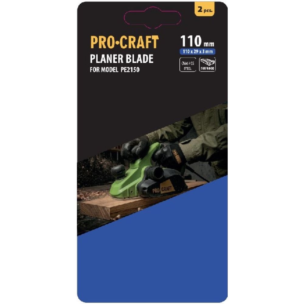 Ніж для рубанка PRO-CRAFT 110мм (для PE-2150) 112150