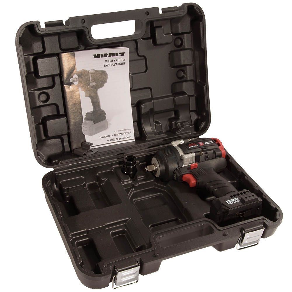 Гайковерт акумуляторний Vitals Professional AT 1880 BL SmartLine+ 243524