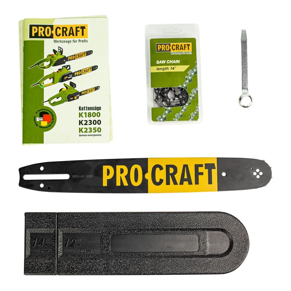 Ланцюгова пила Procraft K1800 бічна 701800