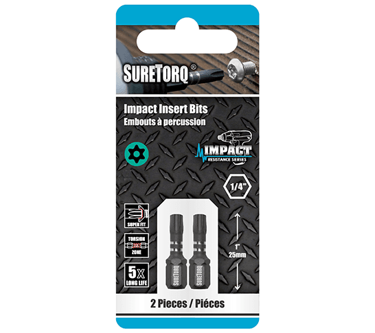 Біти SURETORQ Blister TORX T15x25 (2) 873-52