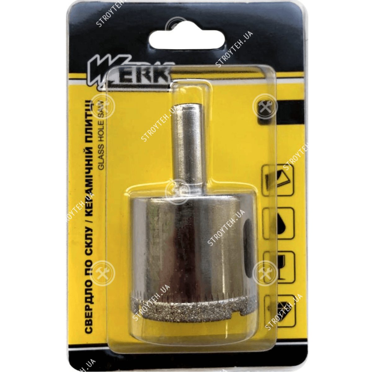 Свердло по склу керамічній плитці Werk