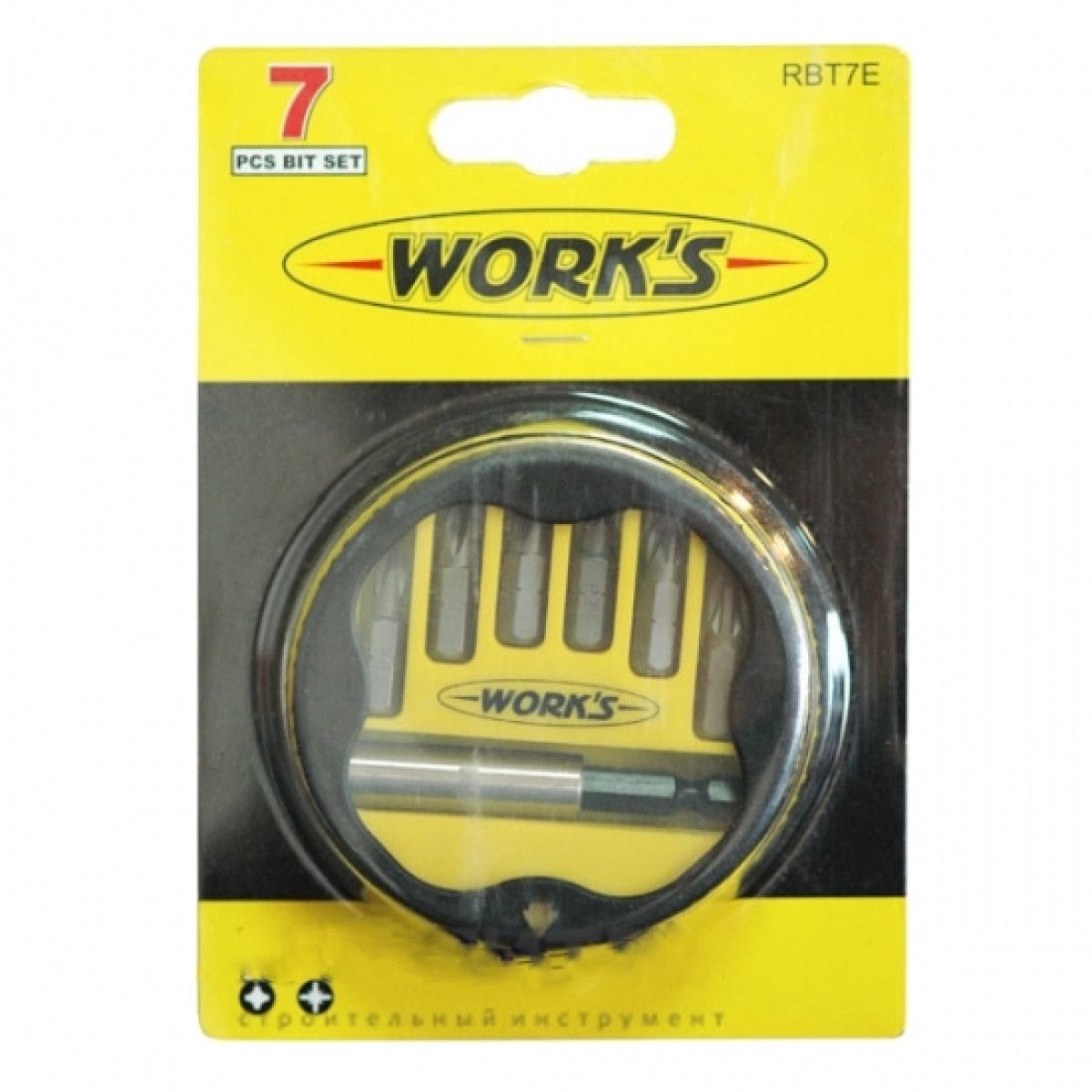 Набір біт 7 шт Work's