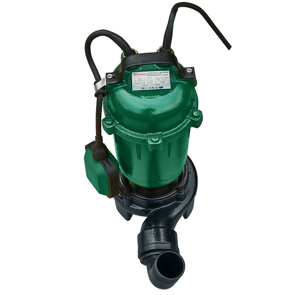 Насос NOWA WQCD C1500f вид сбоку