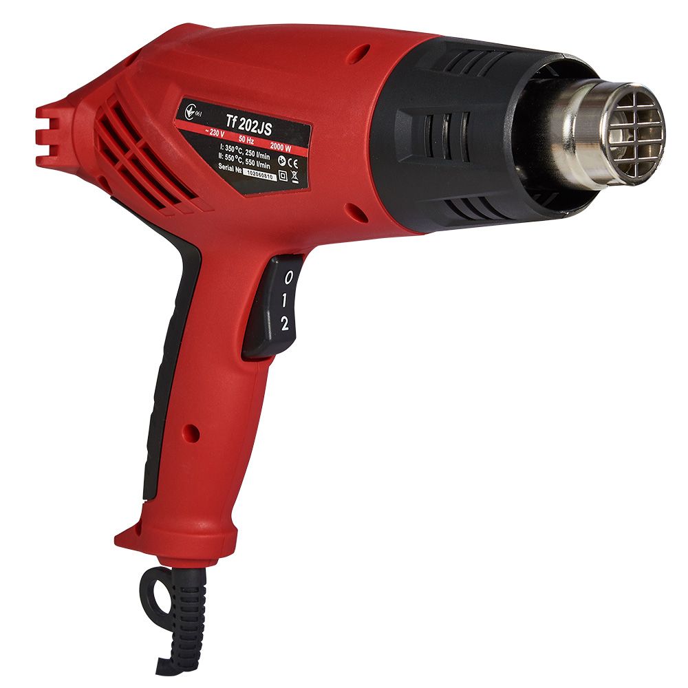 Будівельний фен Vitals Tf 202JS 52099 в роботі
