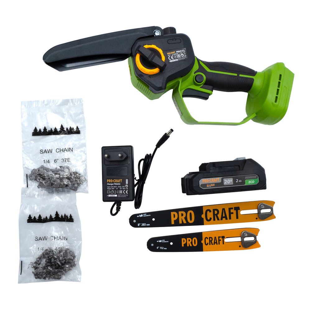 Акумуляторна ланцюгова пила Procraft PKA-45