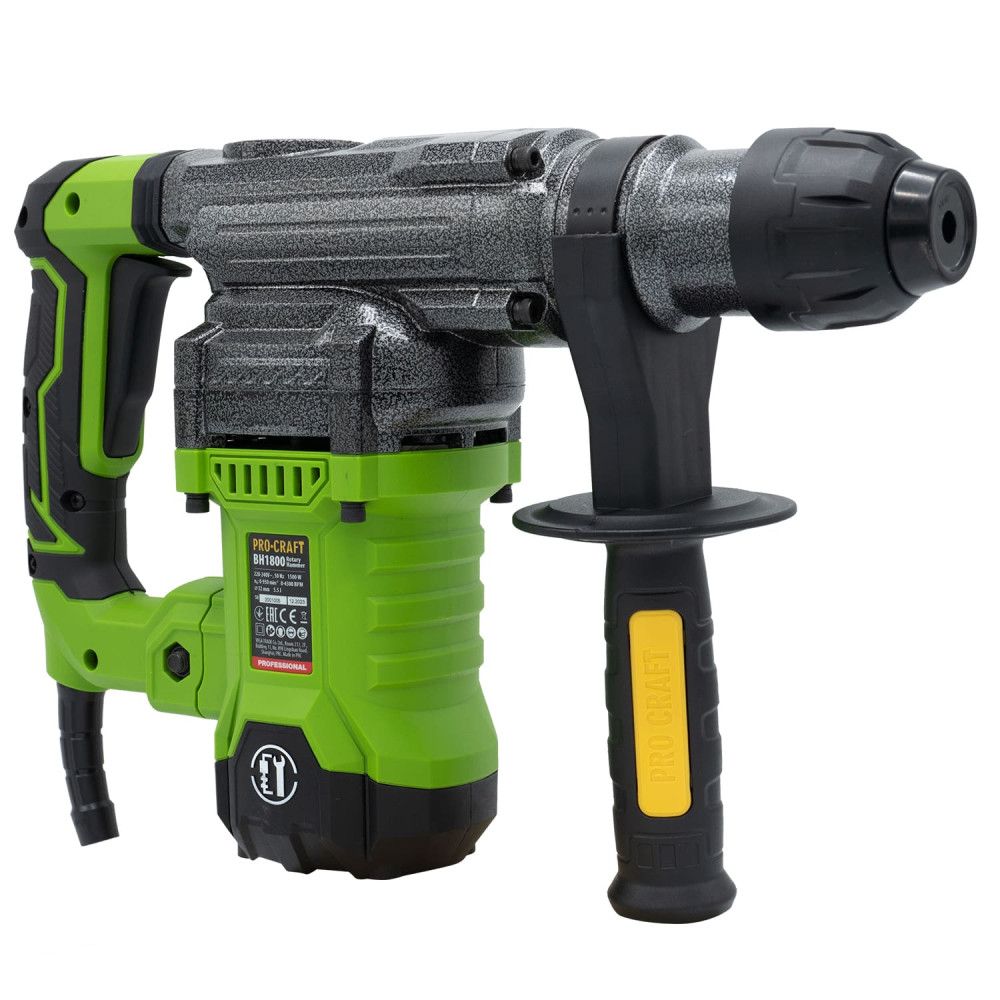 Перфоратор PRO-CRAFT BH-1800 в роботі